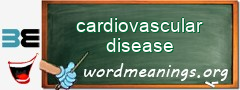 WordMeaning blackboard for cardiovascular disease